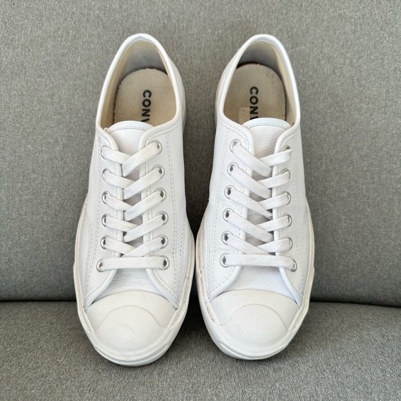 converse jack purcell white leather